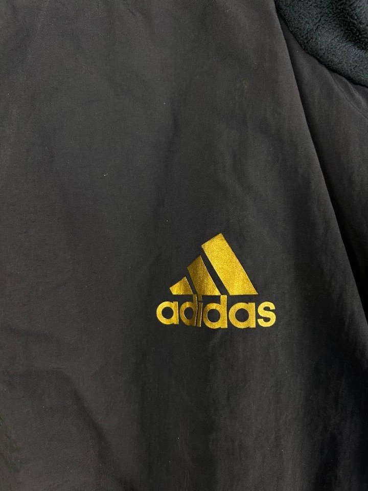 Chaqueta Bomber Fútbol Fútbol Fútbol Entrenamiento Polar Real Madrid Adidas Hombres Talla L ig93 Foto 3 de 4