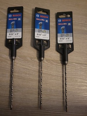 BOSCH  Bulldog Long Life 5/32  x 6  SDS Plus Hammer Drill Bit HC2001 ( 3 PCK )