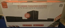 iLive 5.1 Home Theater System with Bluetooth and Subwoofer IHTB138B Open Box