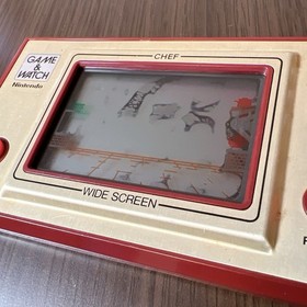 NINTENDO GAME AND & WATCH Chef Wide Screen 1981 Direct From Japan Very Rare