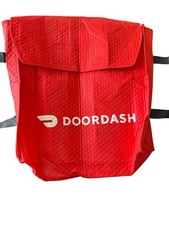 Doordash Large Insulated Food Pizza Delivery Bag Backpack Tote 19x19x5 Door Dash