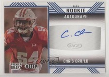 2020 Sage Hit Rookie Auto Blue Chris Orr #A75 Auto 03xg