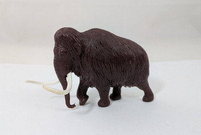 Vintage   Woolly Mammoth 1975 British Museum Figur Mammut Natural History 10cm