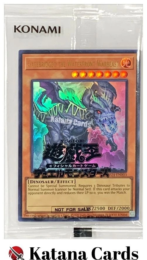 Sealed Yugioh Cards | Gatebridgeo the Waterfront Warbeast Ultra