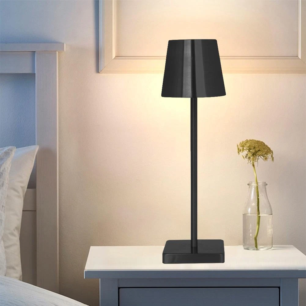 Touch Sensor Table Lamp Bar Coffee Bedroom Restaurant Night Light Black