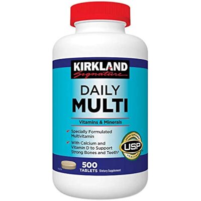Kirkland Signature Daily Multi, 500 Tablets (2 Pack)