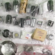 Assortment Job Lot of microscope lenses eyepieces enlargers