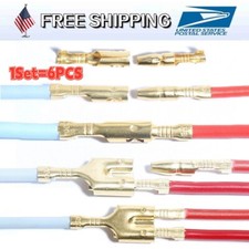 10-100 Sets Female Male Wire Crimp Connectors 4.0mm Bullet Terminal Kit Set US