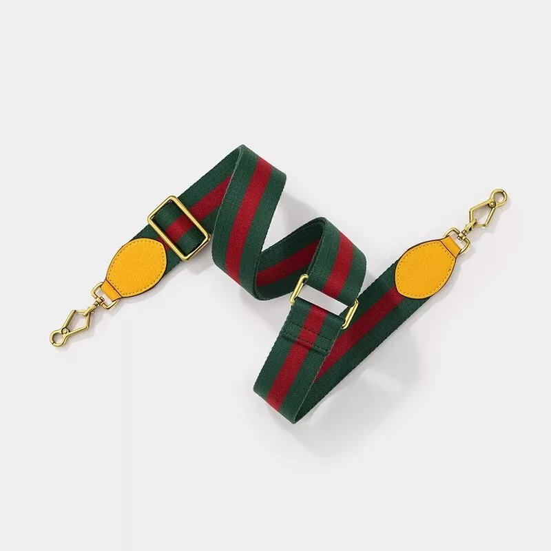 GUCCI(グッチ)正規品/関税送料込み Strap Crossbody Bag New Crossbody Shoulder Strap Gucci Replacement No Logo Green