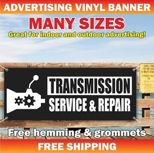 TRANSMISSION MECHANIC REPAIR Advertising Banner Vinyl Sign Service mechanic auto