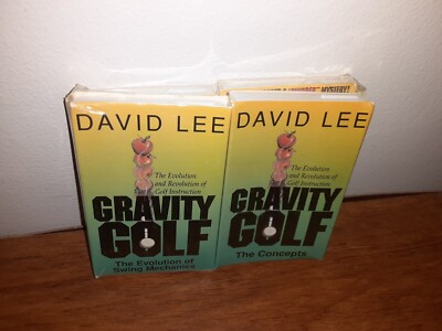 GRAVITY GOLF David Lee 4-CASSETTE TAPE SET Golf Instruction NEW Sealed