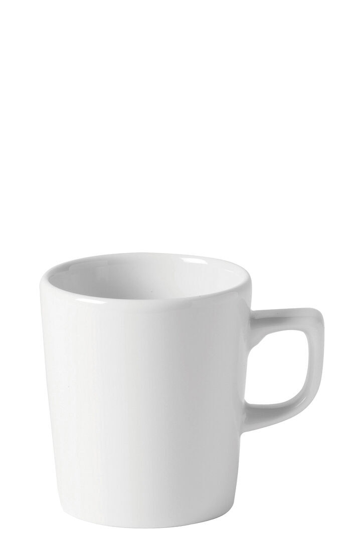 Titan White Ceramic Latte Mug Tableware For Drinking Latte16Oz (44Cl) Pack Of 12