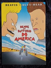 Beavis And Butthead Do America glossy british synopsis card