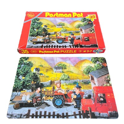 Postman Pat Puzzle Vintage Falcon Woodland Animations 1983 35 Teile - vollständig