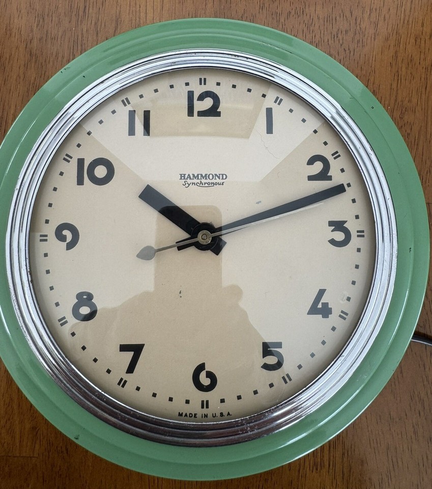 1930’s Hammond Synchronous “Parkway” Electric Wall clock eBay