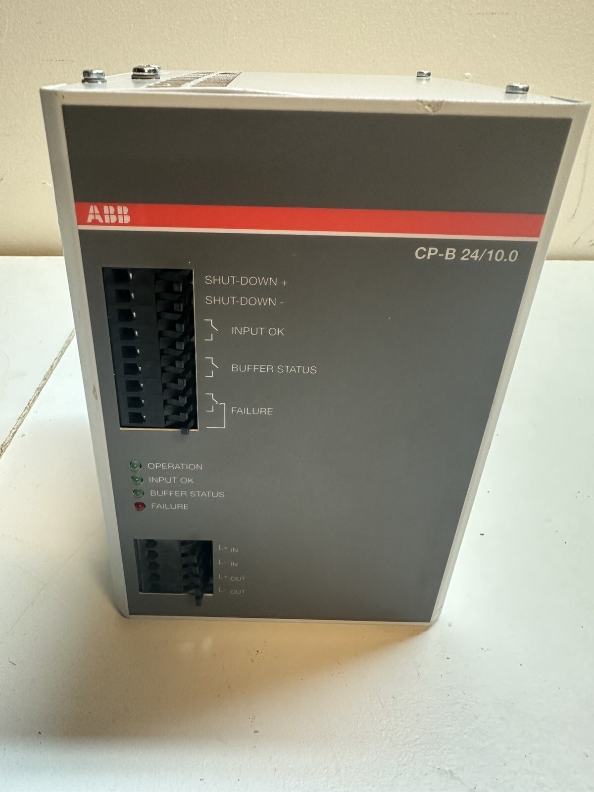 ABB CP-B 24/10.0 Power Supply Buffer Module 1SVR427060R1000 24 V DC 10 Amp.