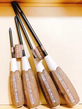 Vessel Screwdriver Woody 300 Non-slip Set 4 items Phillips head JIS Hand Tools