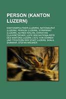Person (Kanton Luzern) | Buch | 9781231763421