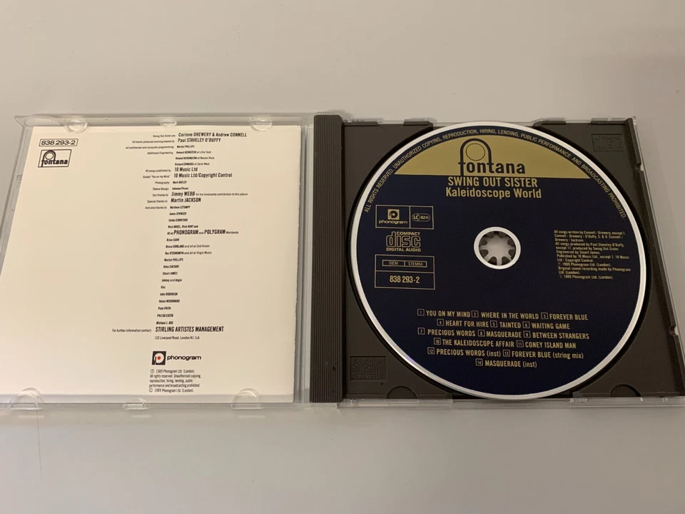Swing Out Sister – Kaleidoscope World - CD Album © 1989 - You On My Mind.. - Bild 2 von 3