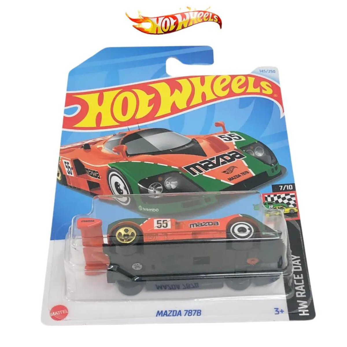 Hot Wheels Mazda 787B Orange Green 2024 Series HW #145/250 Let's