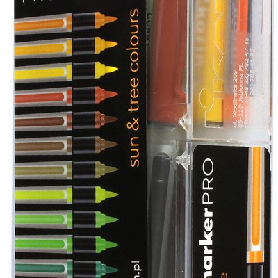 KARIN Brushmarker PRO Set - Sun & Tree Colours (Pack of 12) - NEW