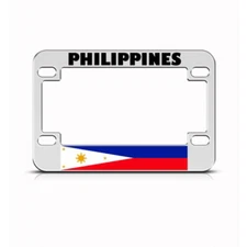 Metal Bike License Plate Frame Philippiness Style B Motorcycle Accessories