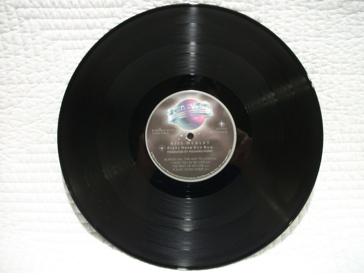 Bill Medley Right Here and Now レコード Bill Medley Right Here And Now Vinyl LP Record 1982 | eBay