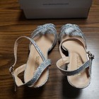 Dream Pairs Strappy Heels Sparkly Silver With Box — photo 3