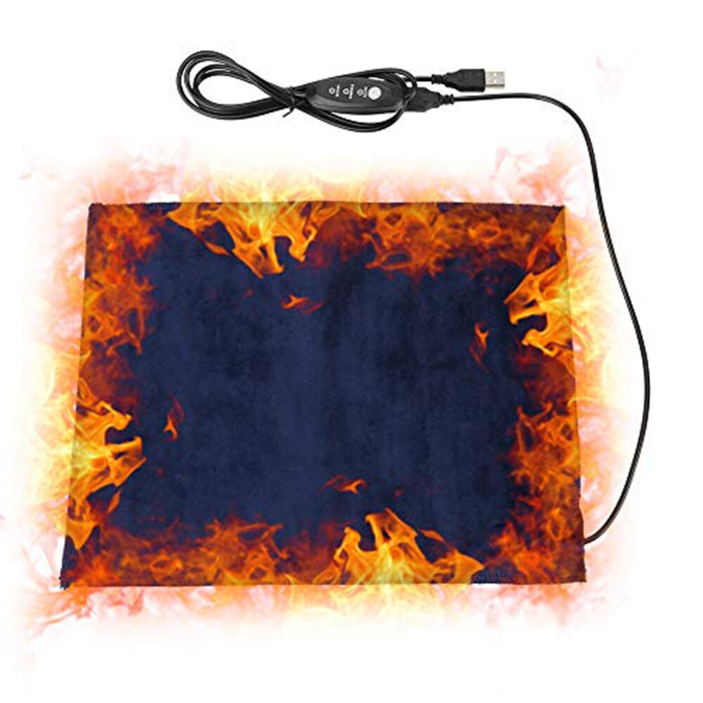 3045℃ Large Pet Electric Heat Mat Warmer Pad USB Blanket Dog Cat