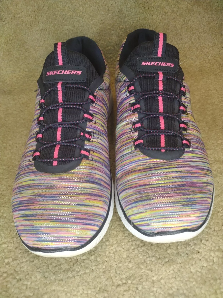 SKECHERS SUMMITS LIGHT DREAMING WOMEN S SNEAKERS 12984 BLACK