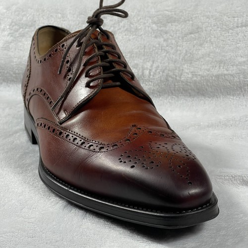 Magnanni Dress Shoes Wingtip Cognac 