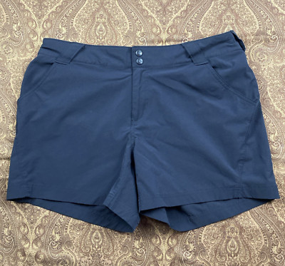 Columbia PFG Coral Point III Black Womens 16 Outdoors Performance UPF50 Shorts