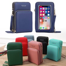 Women Touch Screen Crossbody Cell Phone Purse Card Case Wallet Shoulder Handbag