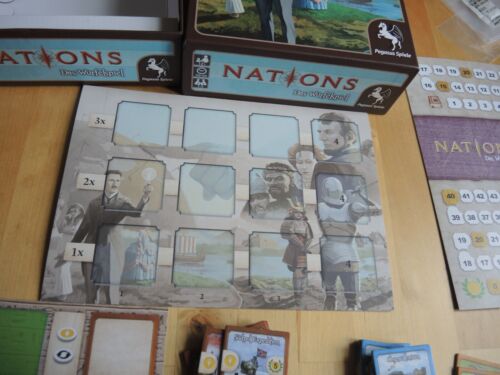 Brettspiel Nations Würfelspiel Pegasus 1 x gespielt, gepflegt, neuwertig - Bild 10 von 13