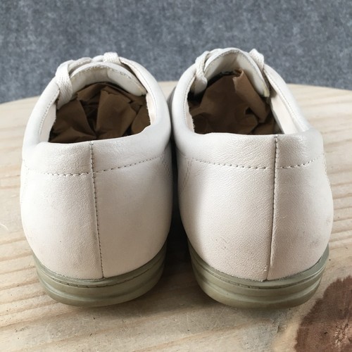 Easy Spirit Shoes Womens 8 B Motion Casual Lace Up Oxford Sneakers White Leather - Picture 8 of 15