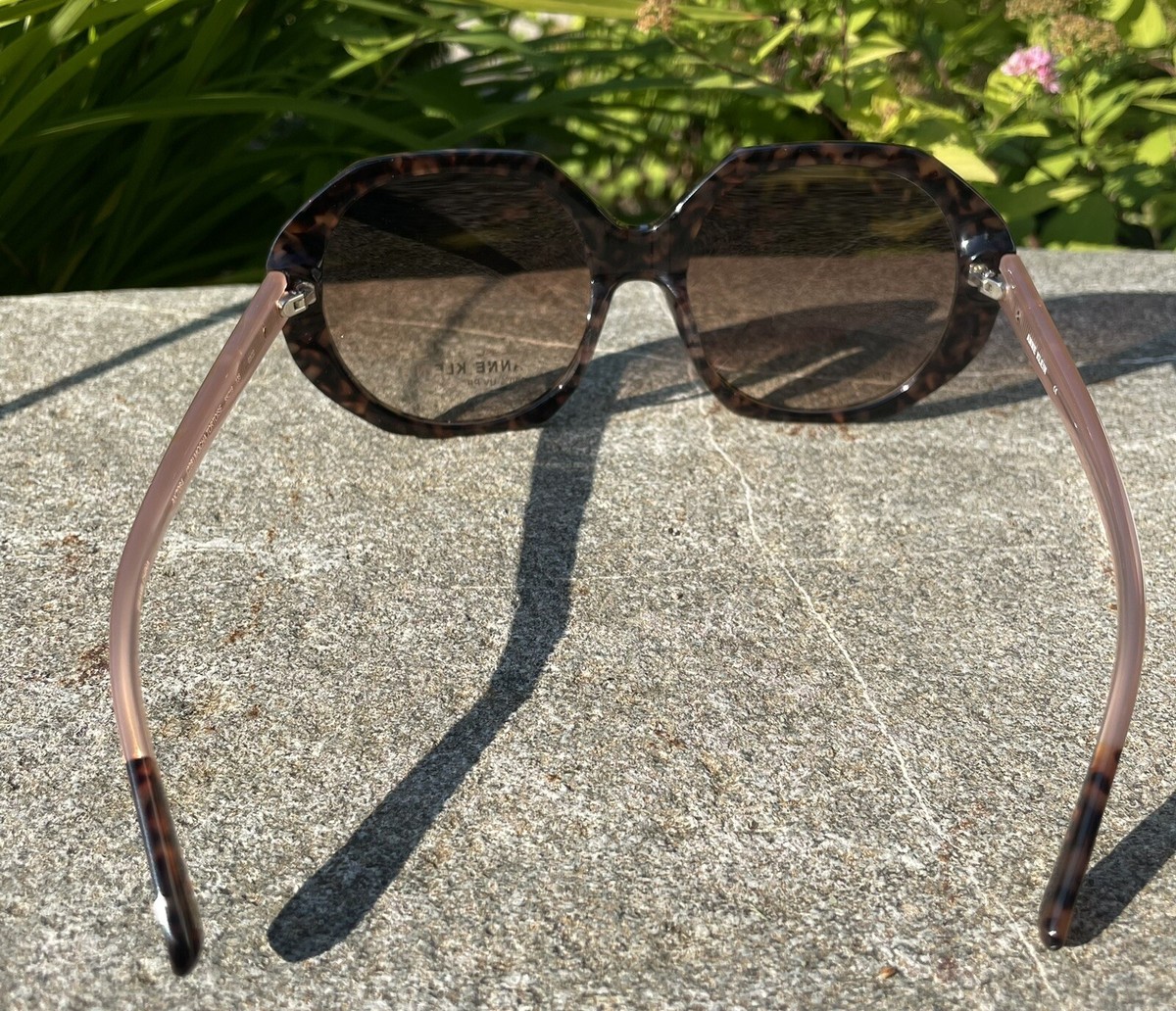 Anne Klein Sunglasses MOCHA TORTOISE Square Frames with Brown Lenses Anne Klein Sunglasses AK7033 206 MOCHA TORTOISE Square  main image 2