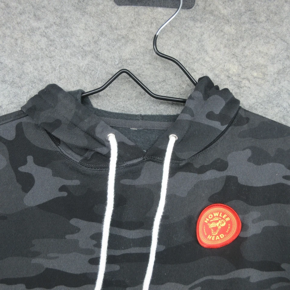 Sudadera con Capucha Howler Head Para Hombre Mediana Negra Gris Camuflada Kentucky Bourbon Sudadera Foto 3 de 4