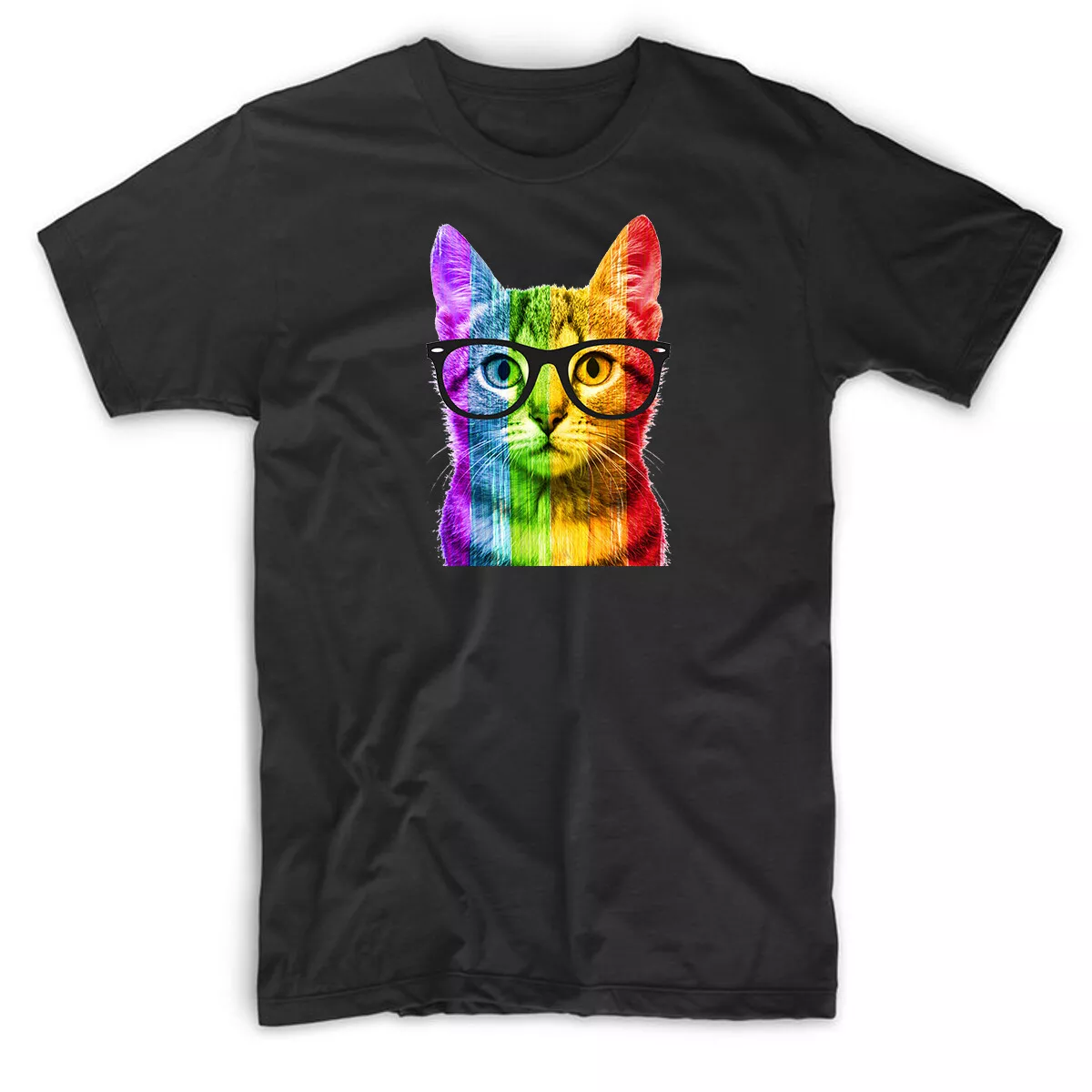 Rainbow cat store shirt