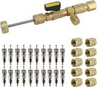 AuInLand A/C Valve Core Removal Tool Dual Size Hvac Sae 1/4&5/16 Brass Installer