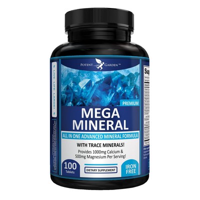 Potent Garden Mega Mineral Supplement Complete Mineral Complex with Calcium M...