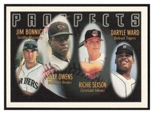 1996 Topps #425 Jim Bonnici / Billy Owens / Richie Sexson / Daryle Ward -