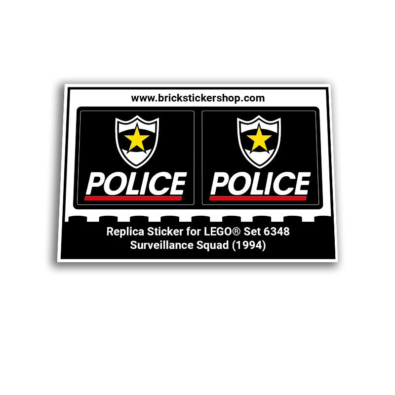 オーダー専用ページ Replacement Sticker for Set 6348 - Surveillance Squad | eBay