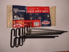 Eklind True Value USA Made 9" Long Reach T Handle Hex Set 8 Piece R6