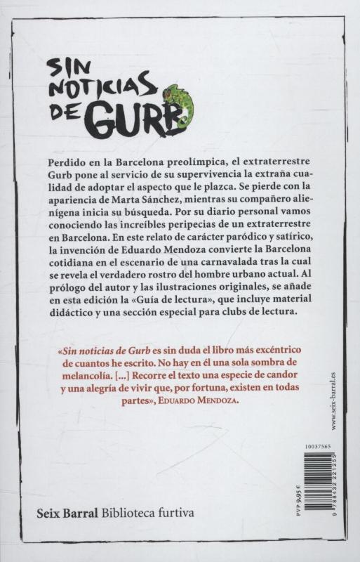 Thumbnail - Sin Noticias De Gurb Eduardo Mendoza Taschenbuch Spanisch 2014 Seix