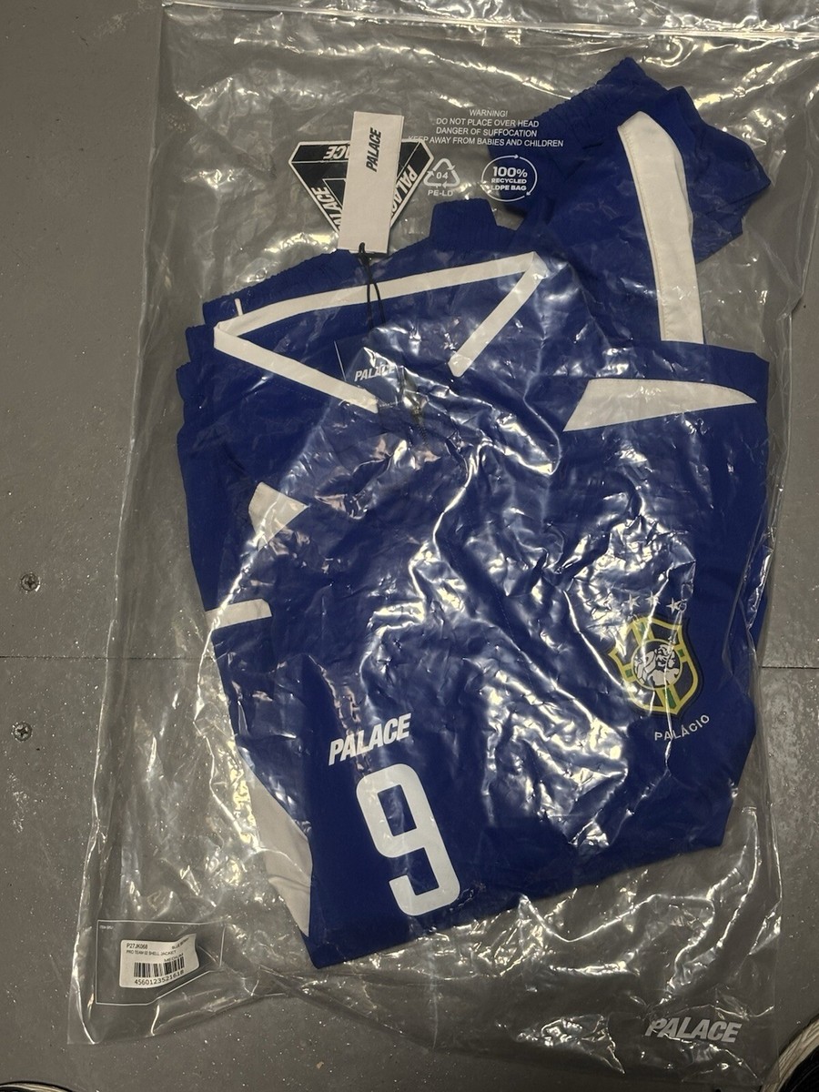 Palace Brazil Pro Team Jacket Blue - Size Medium - Brand New | eBay UK