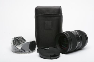 Sigma USA AF 24-35mm f2 DG HSM Art Lens For Canon, Hood, Case, Caps
