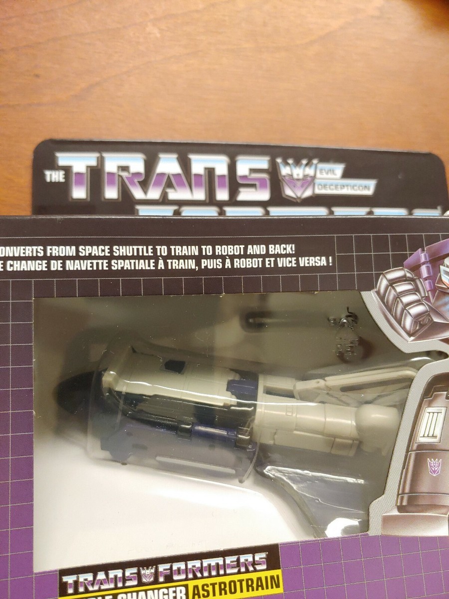 NEW Transformers G1 Reissue Triple Changers Astrotrain Shuttle