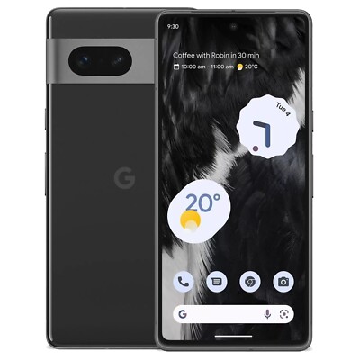 Google Pixel 7 5G 128GB BLACK Unlocked 6.3