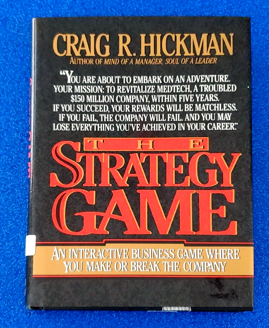THE STRATEGY GAME HARDCOVER AN INTERACTIVE BUSINESS GAME FREE SHIPPING