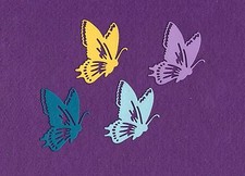 BUTTERFLY  20 die cuts scrapbook cards